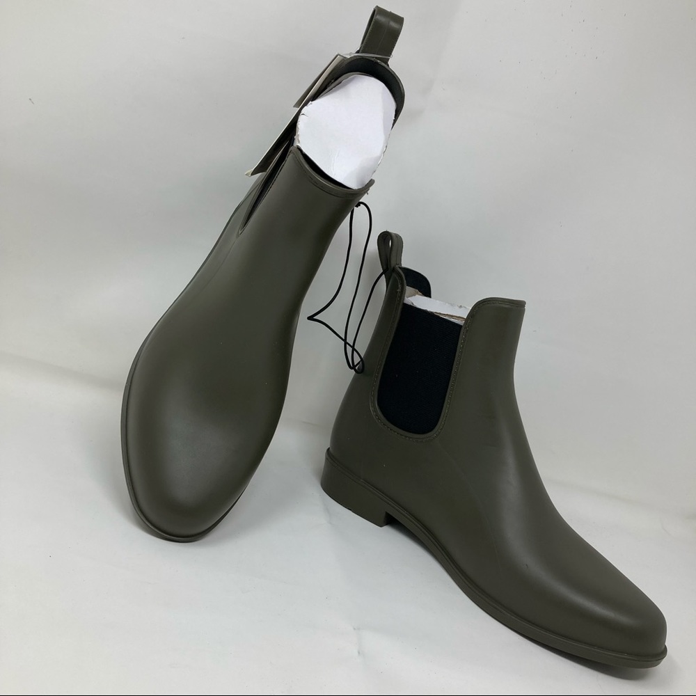 Women's Chelsea Rain Boots - A New Day Green